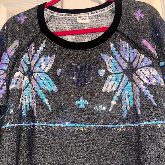 LIMITED EDITION ❄️ Victoria’s Secret winter sequin sweater ❄️ - Picture 2 of 7